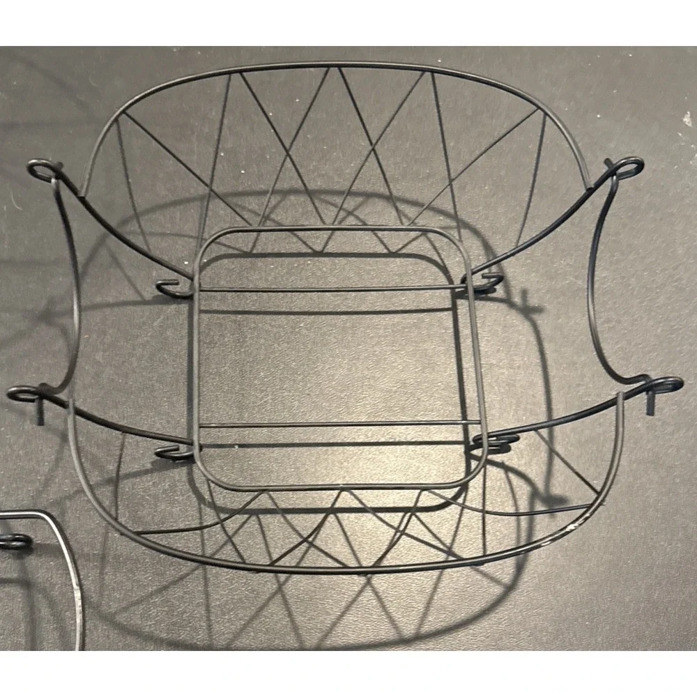 Temptations Tara Old World Variety Of Wire Baskets Holders Racks Set‎ Of 4